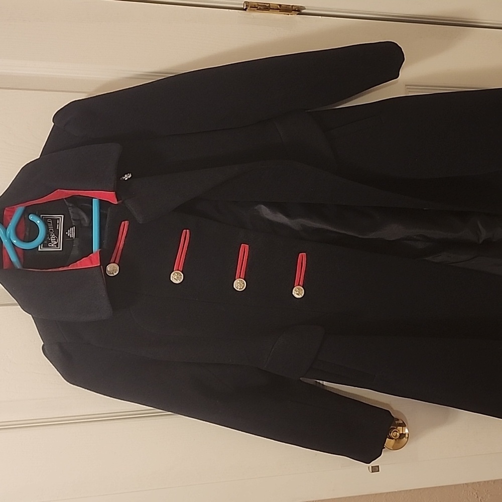 Rothschild Navy Blue Girl's Dress Coat